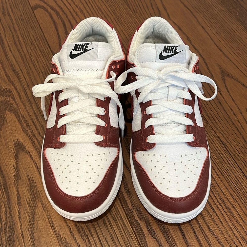 Nike Red and White Athletic Shoes